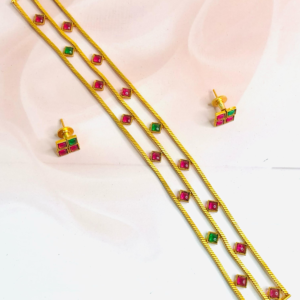 MATTE FLOWER NECKLACE - Image 3