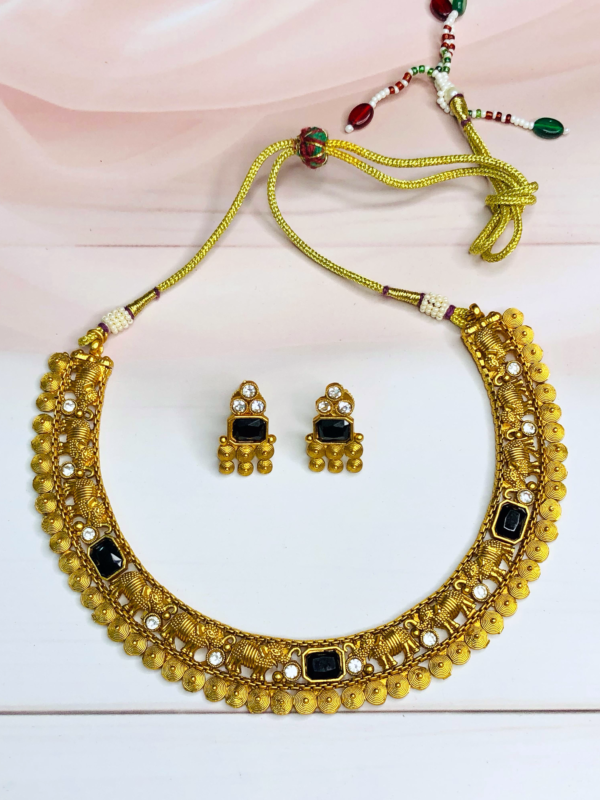 Trendy Elephant Antique Necklace